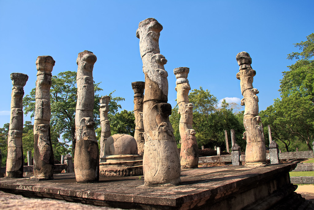 Nissanka Latha Mandapaya Lotus-Shaped Pavilion